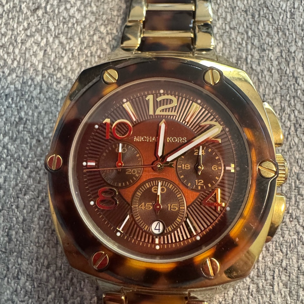 Michael Kors Tribeca Chronograph  Brown Dial Watch